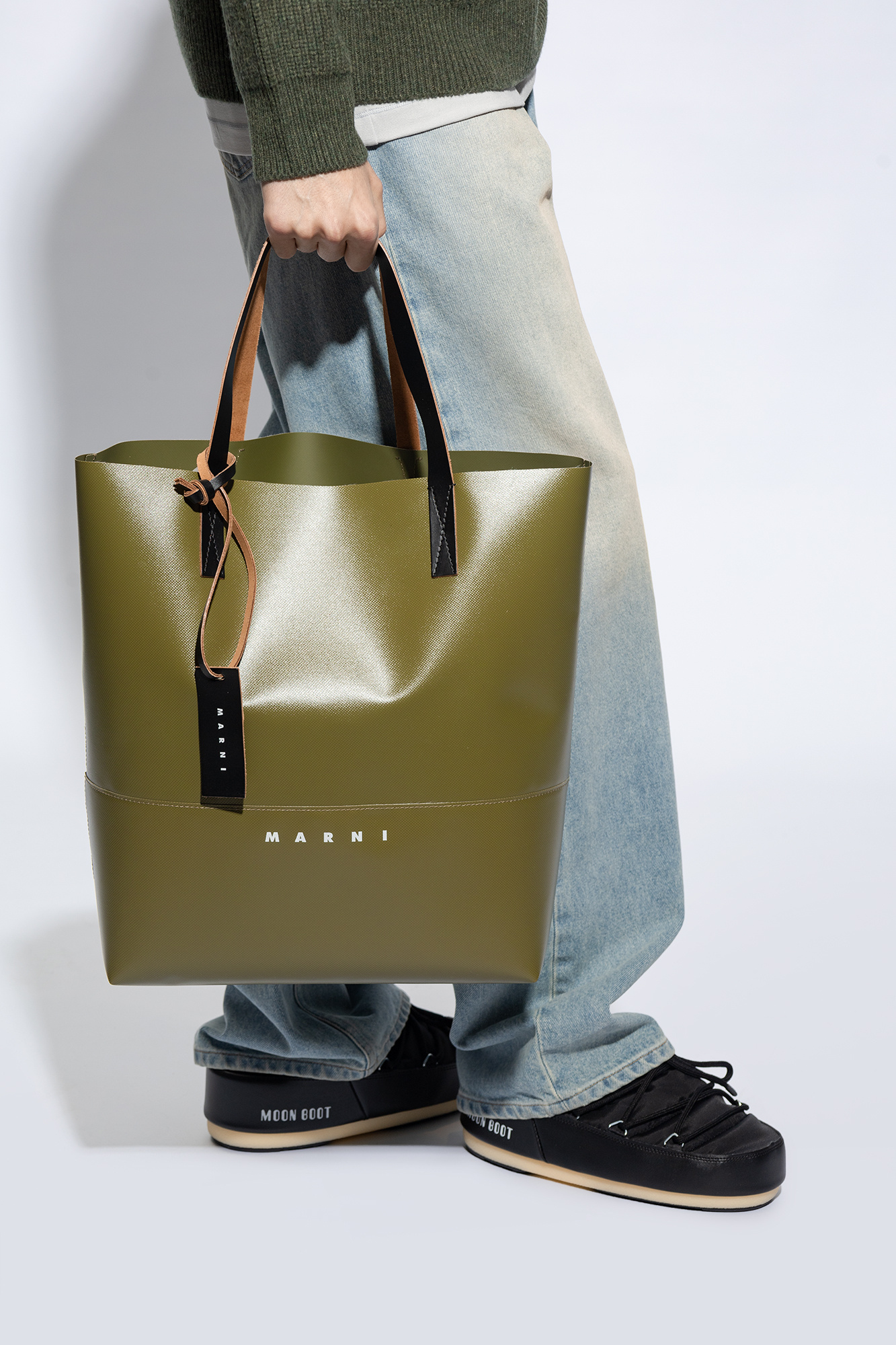 Green 'Tribeca' shopper bag Marni - Vitkac Canada